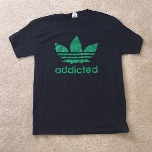 Adidas ''addicted'' shirt